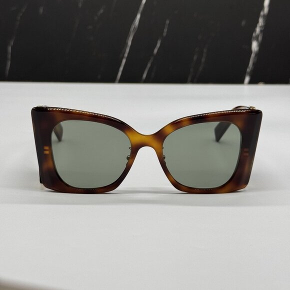NEW SAINT LAURENT SLM119/F BLAZE 002 HAVANA WOMEN SUNGLASSES main image 8
